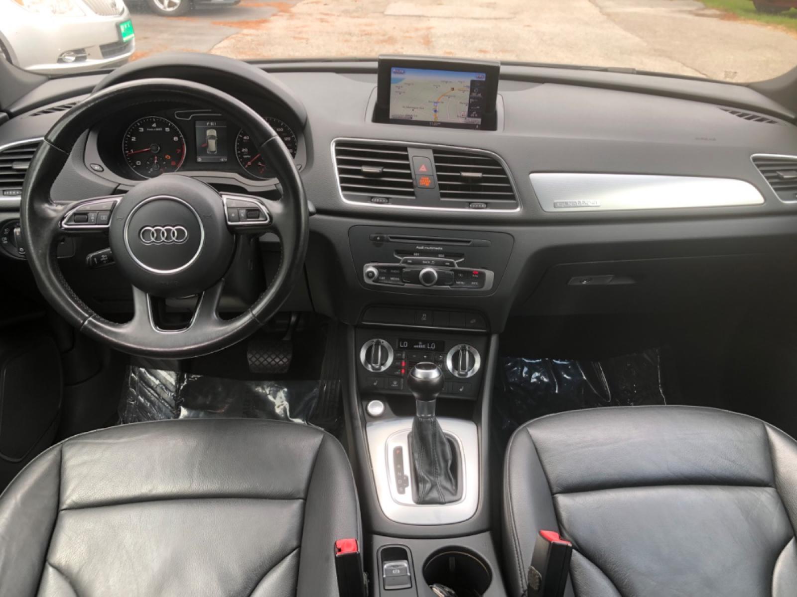 2015 BLACK AUDI Q3 PREMIUM PLUS (WA1EFCFS2FR) with an 2.0L engine, Automatic transmission, located at 5103 Dorchester Rd., Charleston, SC, 29418-5607, (843) 767-1122, 36.245171, -115.228050 - Beautiful interior with Leather, Panoramic Sunroof, CD/AUX/Bluetooth, Navigation, Dual Climate Control, Power Everything (windows, locks, seats, mirrors), Power Liftgate, Heated Seats, Keyless Entry, Push Button Start, Alloy Wheels. Only 103k miles!! Located at New Life Auto Sales! 2018-2023 Top - Photo #15