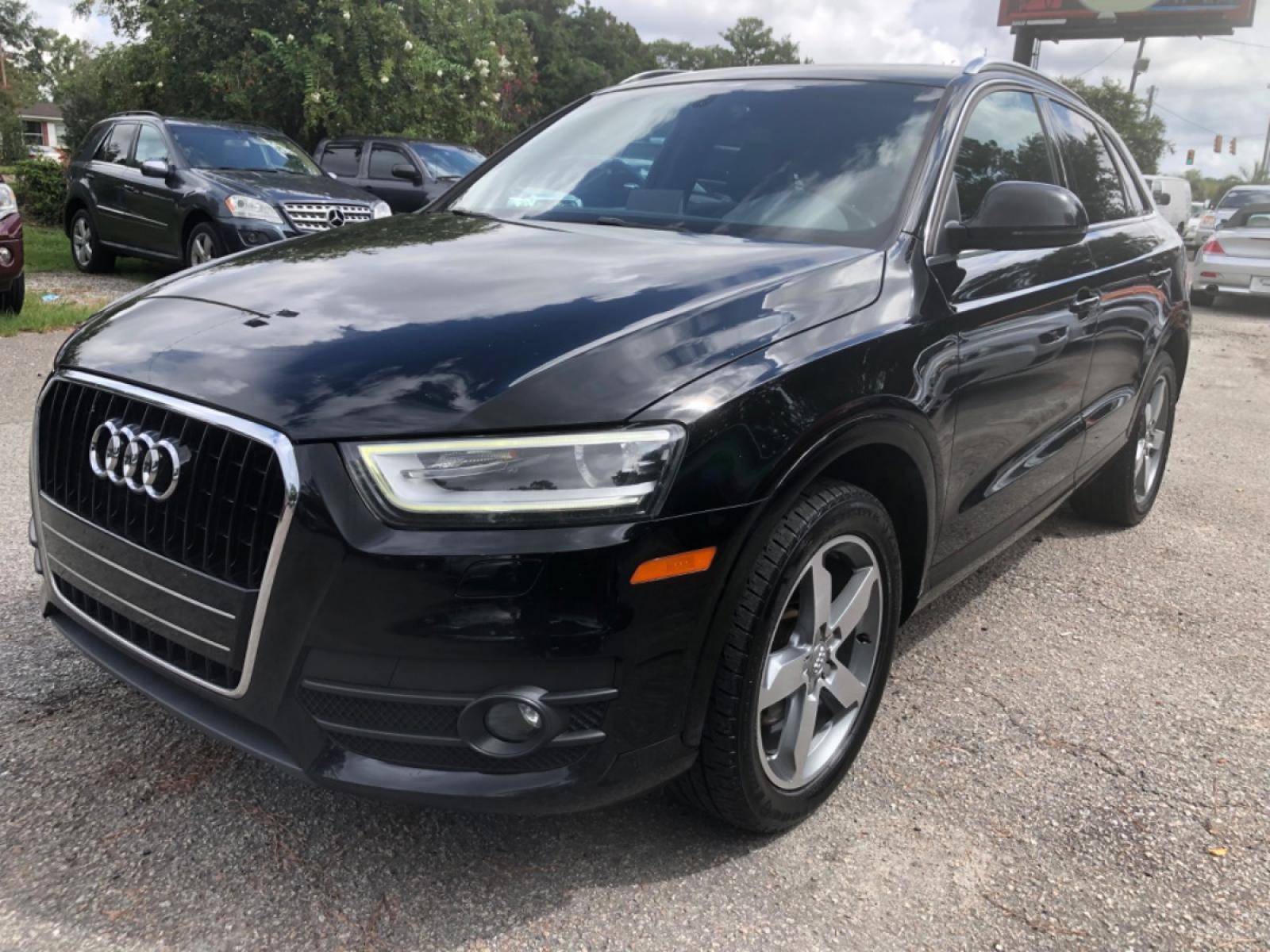 2015 BLACK AUDI Q3 PREMIUM PLUS (WA1EFCFS2FR) with an 2.0L engine, Automatic transmission, located at 5103 Dorchester Rd., Charleston, SC, 29418-5607, (843) 767-1122, 36.245171, -115.228050 - Beautiful interior with Leather, Panoramic Sunroof, CD/AUX/Bluetooth, Navigation, Dual Climate Control, Power Everything (windows, locks, seats, mirrors), Power Liftgate, Heated Seats, Keyless Entry, Push Button Start, Alloy Wheels. Only 103k miles!! Located at New Life Auto Sales! 2018-2023 Top - Photo #2