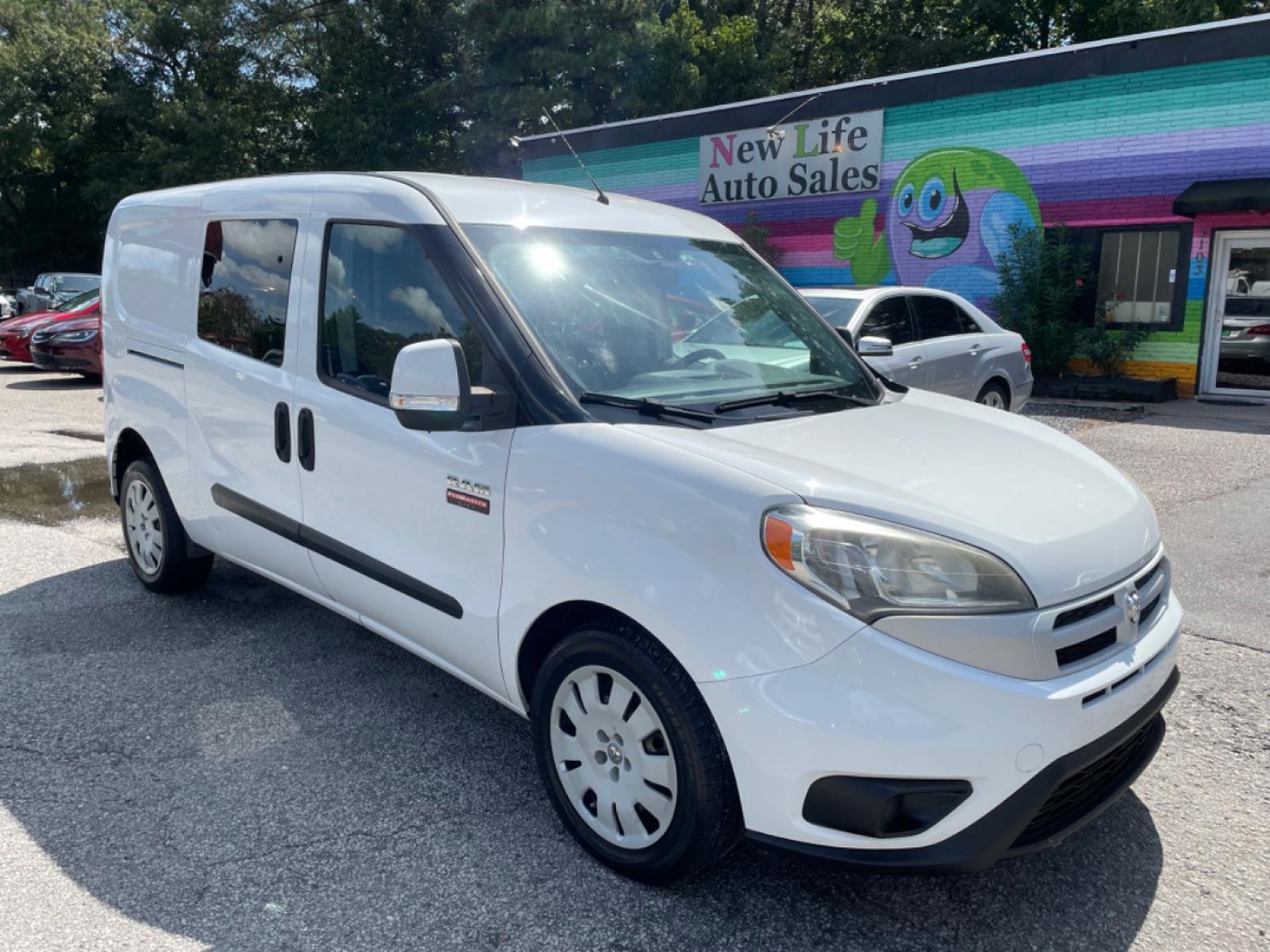 2017 WHITE RAM PROMASTER CITY SLT (ZFBERFBBXH6) with an 2.4L engine, Automatic transmission, located at 5103 Dorchester Rd., Charleston, SC, 29418-5607, (843) 767-1122, 36.245171, -115.228050 - Clean CarFax (no accidents reported!) Awesome Cargo Van with Tons of Storage, Backup Camera, AUX/USB/Bluetooth/AM/FM, Power Windows, Power Locks, Power Windows, Power Mirrors, Keyless Entry. 156k miles Located at New Life Auto Sales! 2018-2023 Top 5 Finalist for Charleston City Paper's BEST PLACE - Photo #0