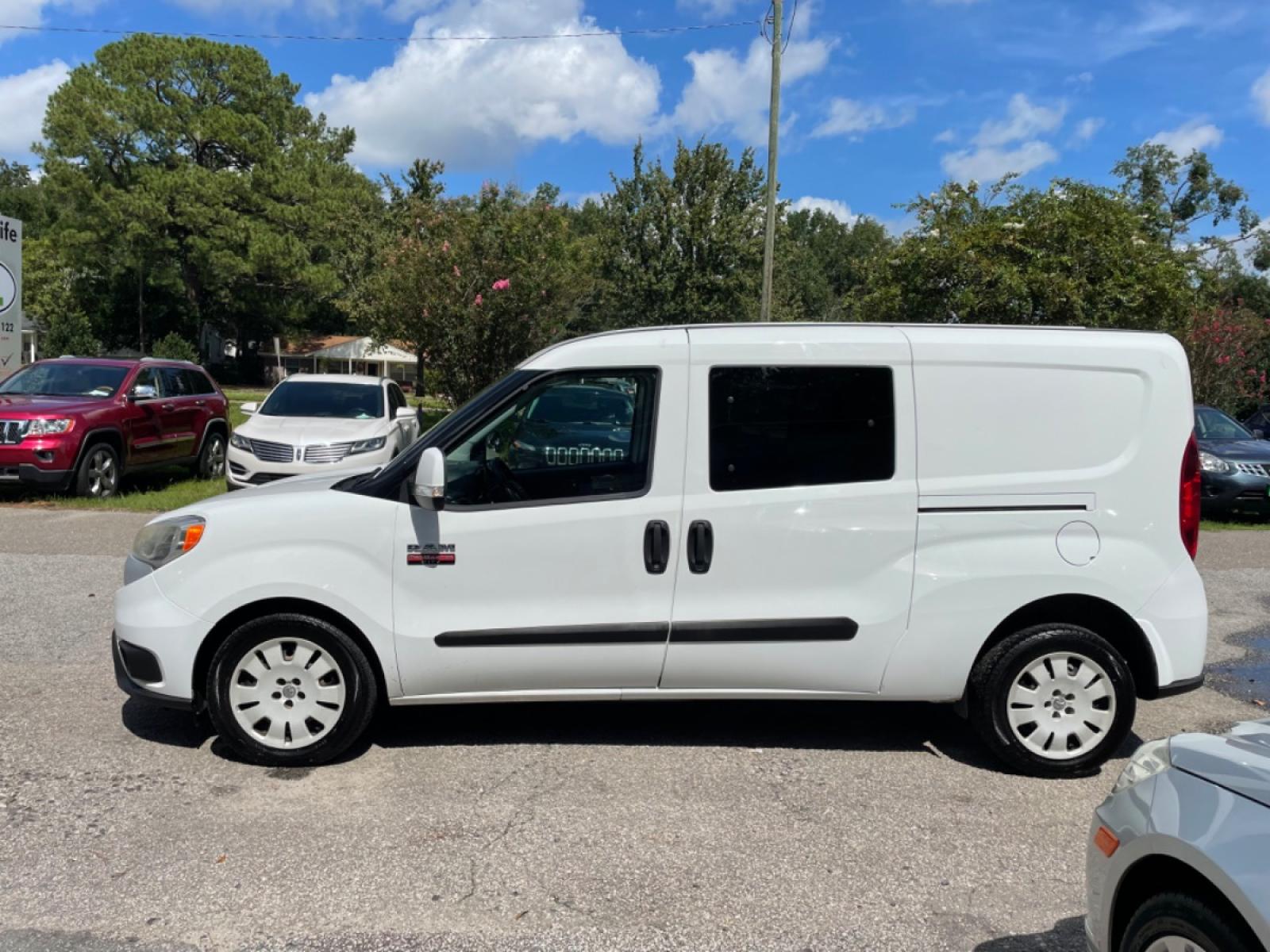 2017 WHITE RAM PROMASTER CITY SLT (ZFBERFBBXH6) with an 2.4L engine, Automatic transmission, located at 5103 Dorchester Rd., Charleston, SC, 29418-5607, (843) 767-1122, 36.245171, -115.228050 - Clean CarFax (no accidents reported!) Awesome Cargo Van with Tons of Storage, Backup Camera, AUX/USB/Bluetooth/AM/FM, Power Windows, Power Locks, Power Windows, Power Mirrors, Keyless Entry. 156k miles Located at New Life Auto Sales! 2018-2023 Top 5 Finalist for Charleston City Paper's BEST PLACE T - Photo #2