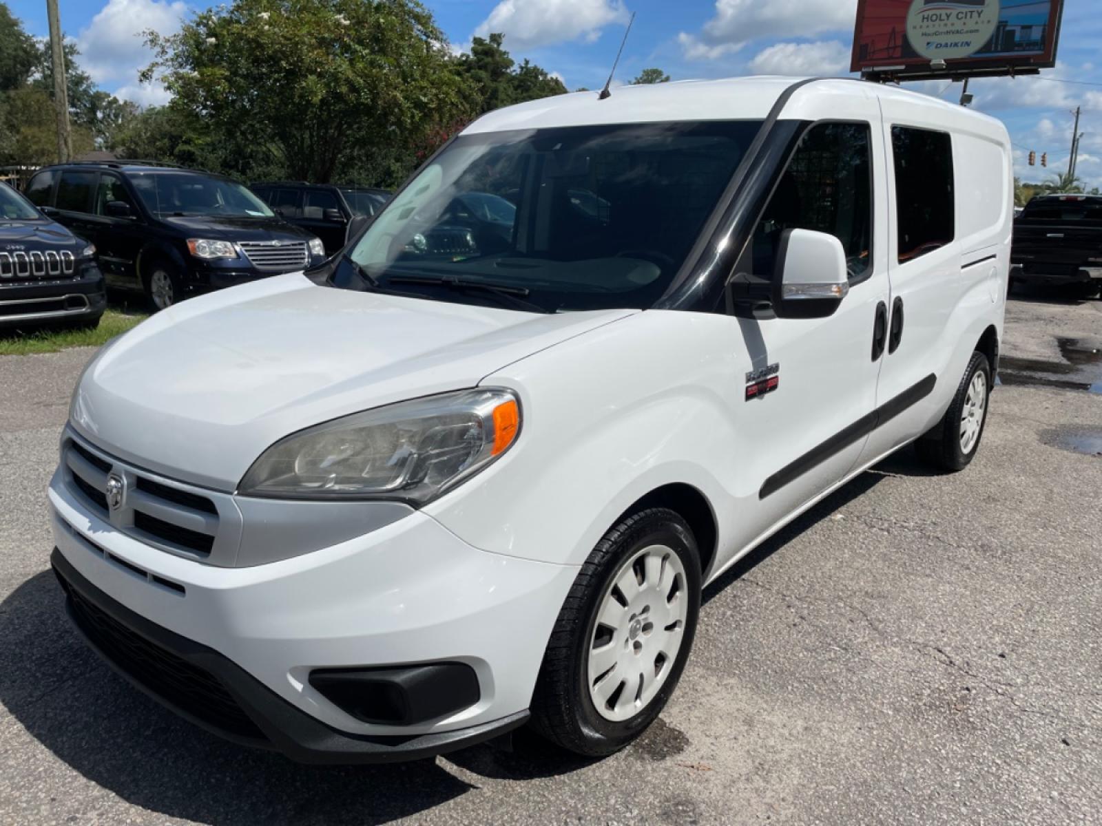2017 WHITE RAM PROMASTER CITY SLT (ZFBERFBBXH6) with an 2.4L engine, Automatic transmission, located at 5103 Dorchester Rd., Charleston, SC, 29418-5607, (843) 767-1122, 36.245171, -115.228050 - Clean CarFax (no accidents reported!) Awesome Cargo Van with Tons of Storage, Backup Camera, AUX/USB/Bluetooth/AM/FM, Power Windows, Power Locks, Power Windows, Power Mirrors, Keyless Entry. 156k miles Located at New Life Auto Sales! 2018-2023 Top 5 Finalist for Charleston City Paper's BEST PLACE T - Photo #3