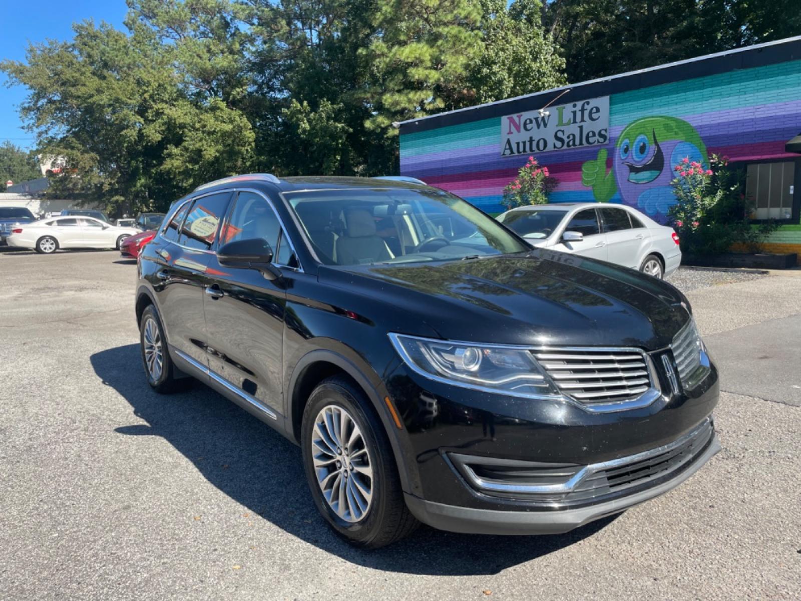 2016 BLACK LINCOLN MKX SELECT (2LMPJ8KR2GB) with an 3.7L engine, Automatic transmission, located at 5103 Dorchester Rd., Charleston, SC, 29418-5607, (843) 767-1122, 36.245171, -115.228050 - Photo #0