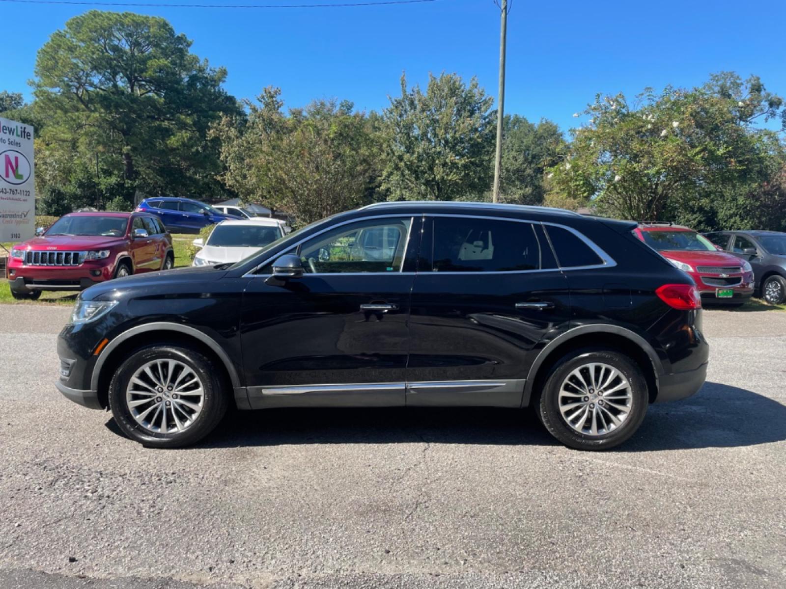 2016 BLACK LINCOLN MKX SELECT (2LMPJ8KR2GB) with an 3.7L engine, Automatic transmission, located at 5103 Dorchester Rd., Charleston, SC, 29418-5607, (843) 767-1122, 36.245171, -115.228050 - Photo #2
