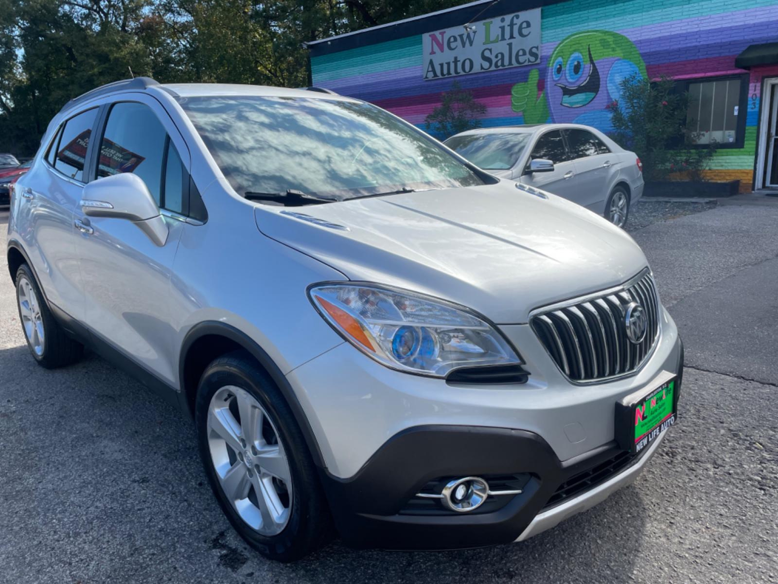 2015 SILVER BUICK ENCORE (KL4CJCSB6FB) with an 1.4L engine, Automatic transmission, located at 5103 Dorchester Rd., Charleston, SC, 29418-5607, (843) 767-1122, 36.245171, -115.228050 - Photo #0