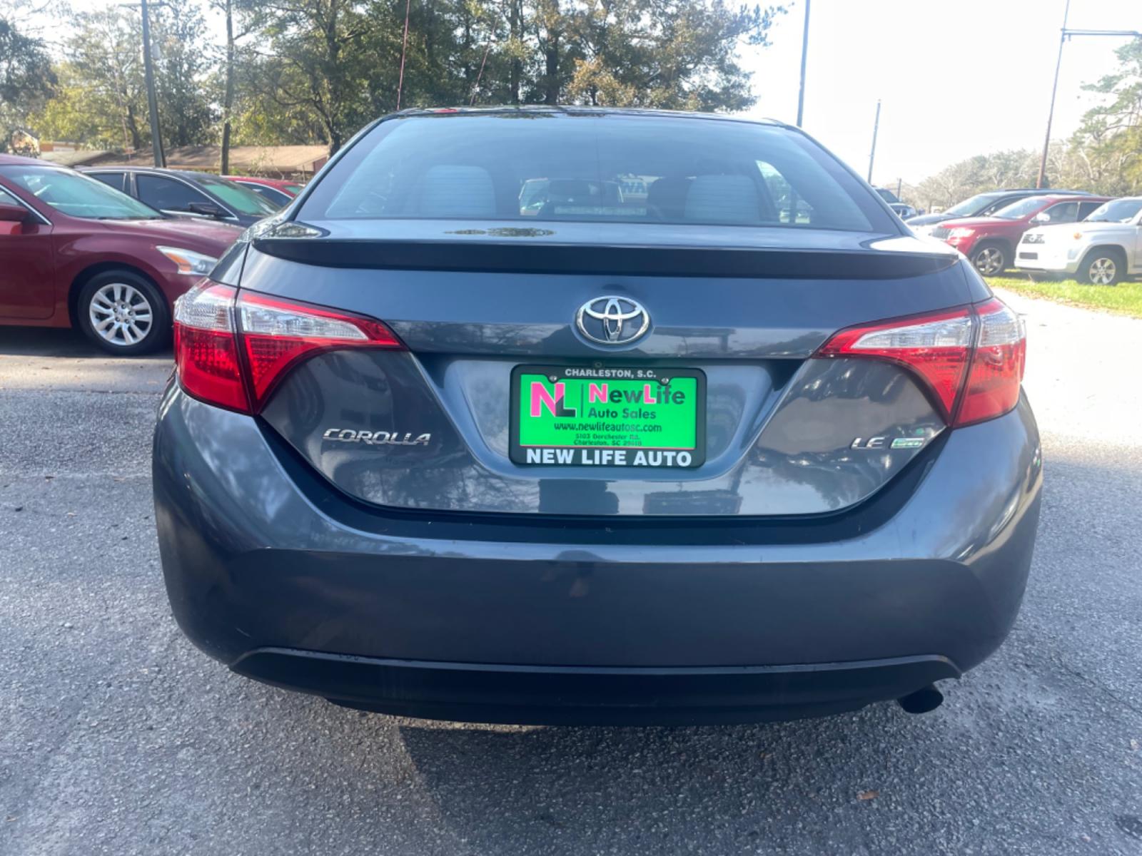 2015 GRAY TOYOTA COROLLA ECO (2T1BPRHE5FC) with an 1.8L engine, Continuously Variable transmission, located at 5103 Dorchester Rd., Charleston, SC, 29418-5607, (843) 767-1122, 36.245171, -115.228050 - Photo #4