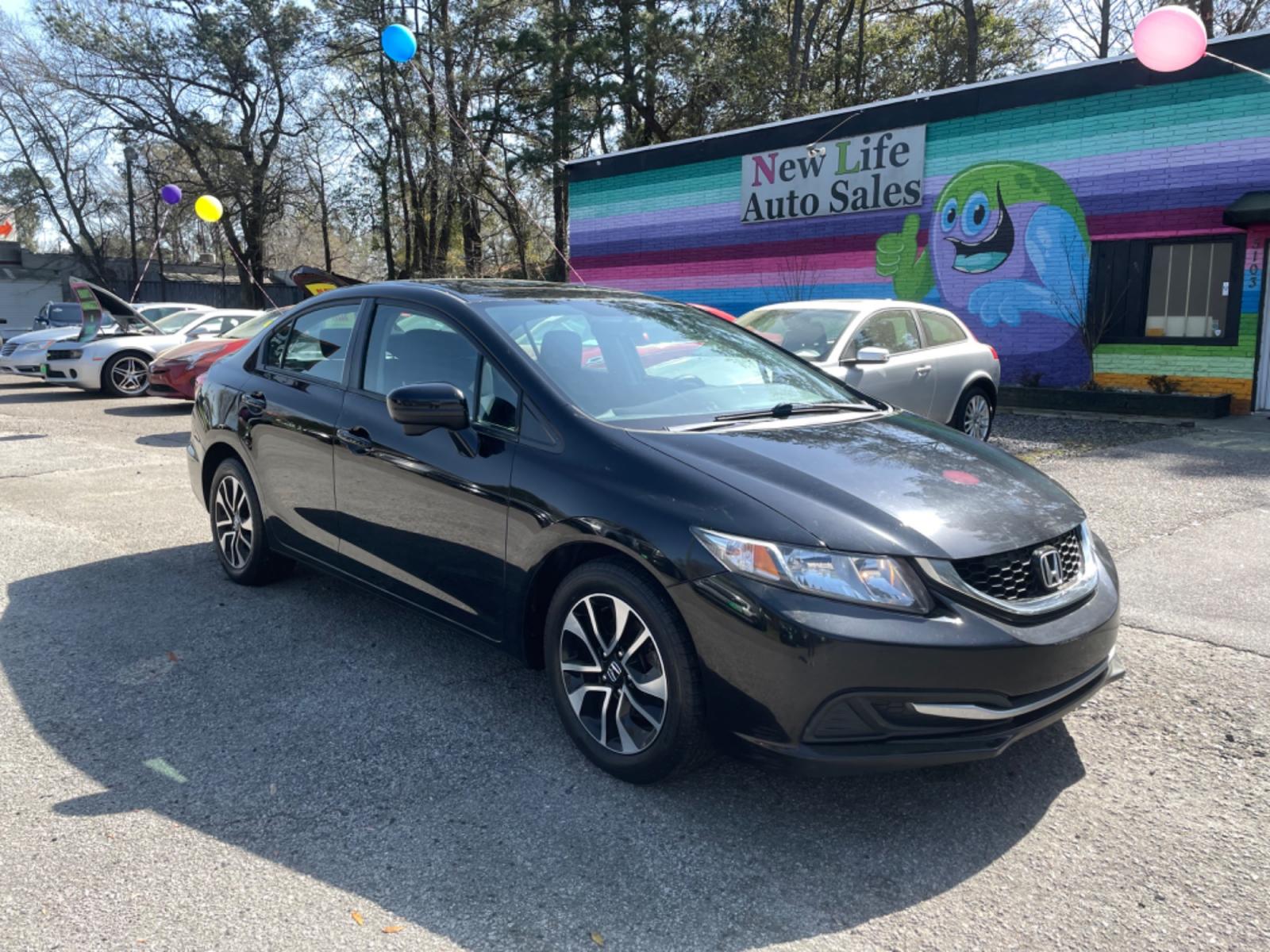 2015 BLACK HONDA CIVIC EX (2HGFB2F85FH) with an 1.8L engine, Continuously Variable transmission, located at 5103 Dorchester Rd., Charleston, SC, 29418-5607, (843) 767-1122, 36.245171, -115.228050 - Clean CarFax (no accidents reported!) Clean interior with Sunroof, CD/AUX/Bluetooth, Blind Spot Camera, Power Windows, Power Locks, Power Mirrors, Keyless Entry, Push Button Start, Alloy Wheels. Certified One Owner! Local Trade-in!! 127k miles Located at New Life Auto Sales! 2018-2023 Top 5 Final - Photo #0
