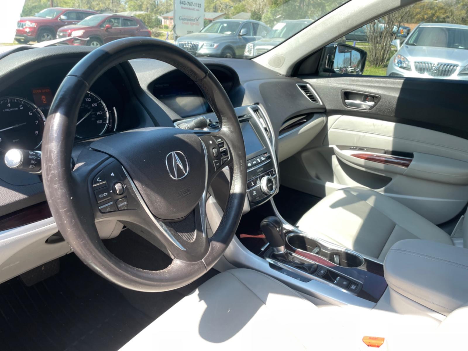 2017 GRAY ACURA TLX (19UUB1F36HA) with an 2.4L engine, Continuously Variable transmission, located at 5103 Dorchester Rd., Charleston, SC, 29418-5607, (843) 767-1122, 36.245171, -115.228050 - Photo #19