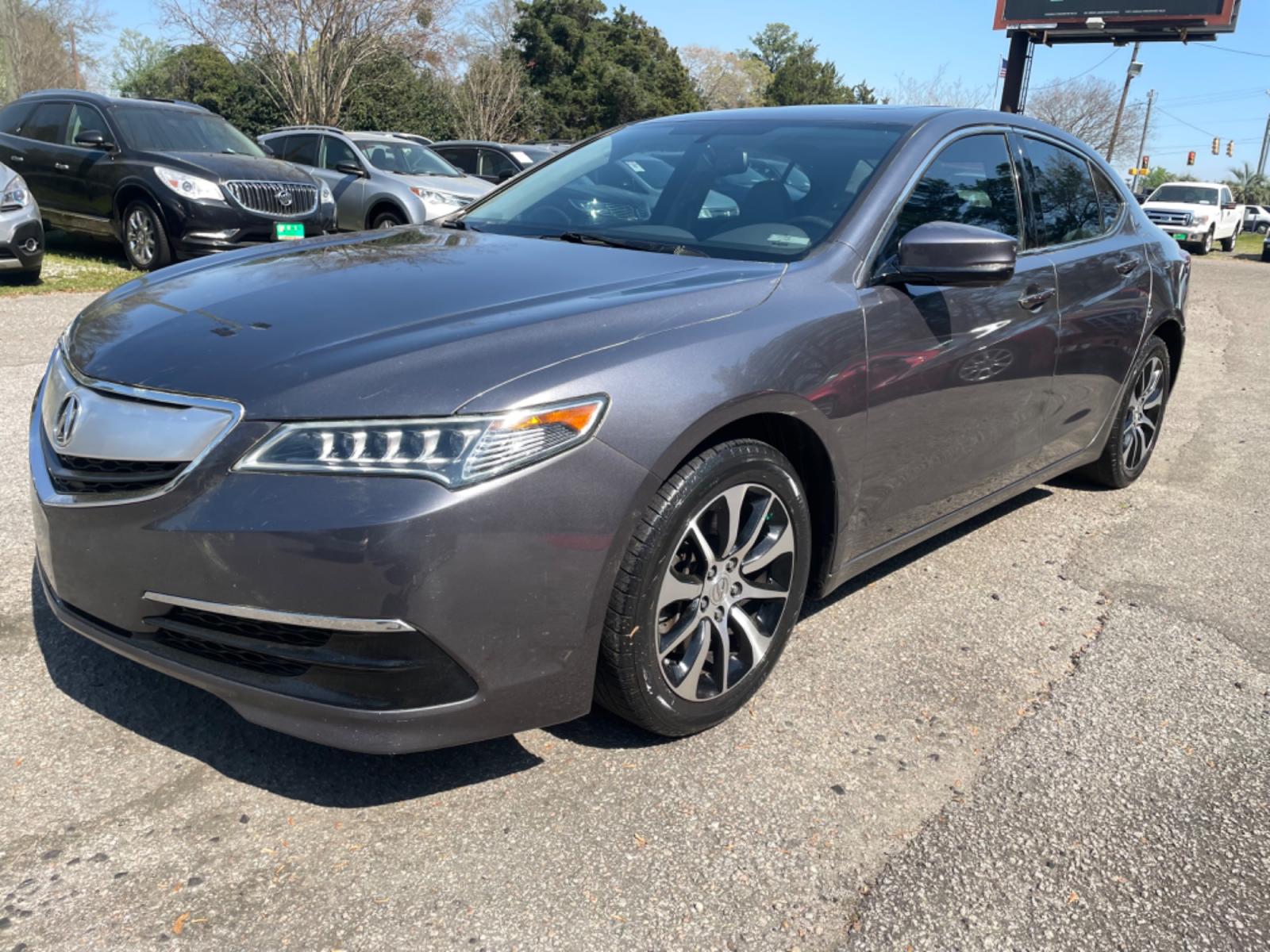 2017 GRAY ACURA TLX (19UUB1F36HA) with an 2.4L engine, Continuously Variable transmission, located at 5103 Dorchester Rd., Charleston, SC, 29418-5607, (843) 767-1122, 36.245171, -115.228050 - Photo #2