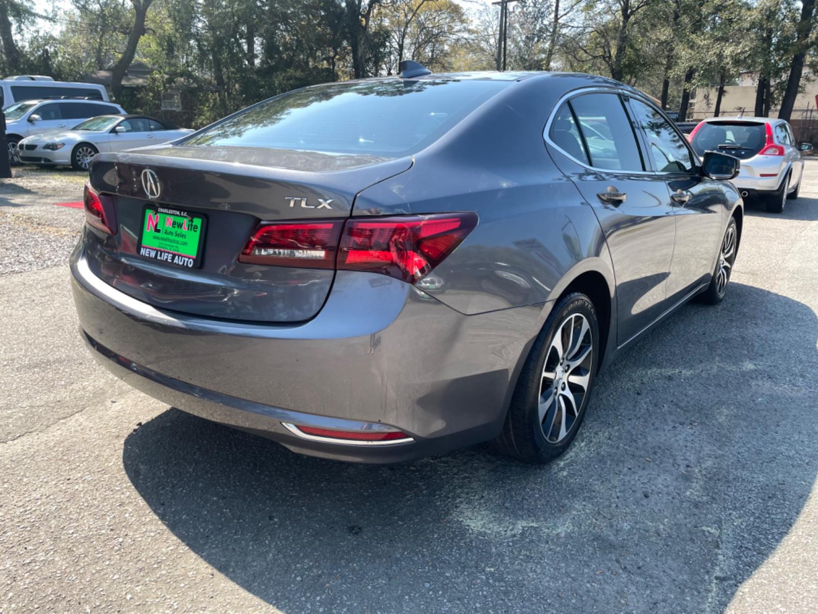 2017 GRAY ACURA TLX (19UUB1F36HA) with an 2.4L engine, Continuously Variable transmission, located at 5103 Dorchester Rd., Charleston, SC, 29418-5607, (843) 767-1122, 36.245171, -115.228050 - Photo #6