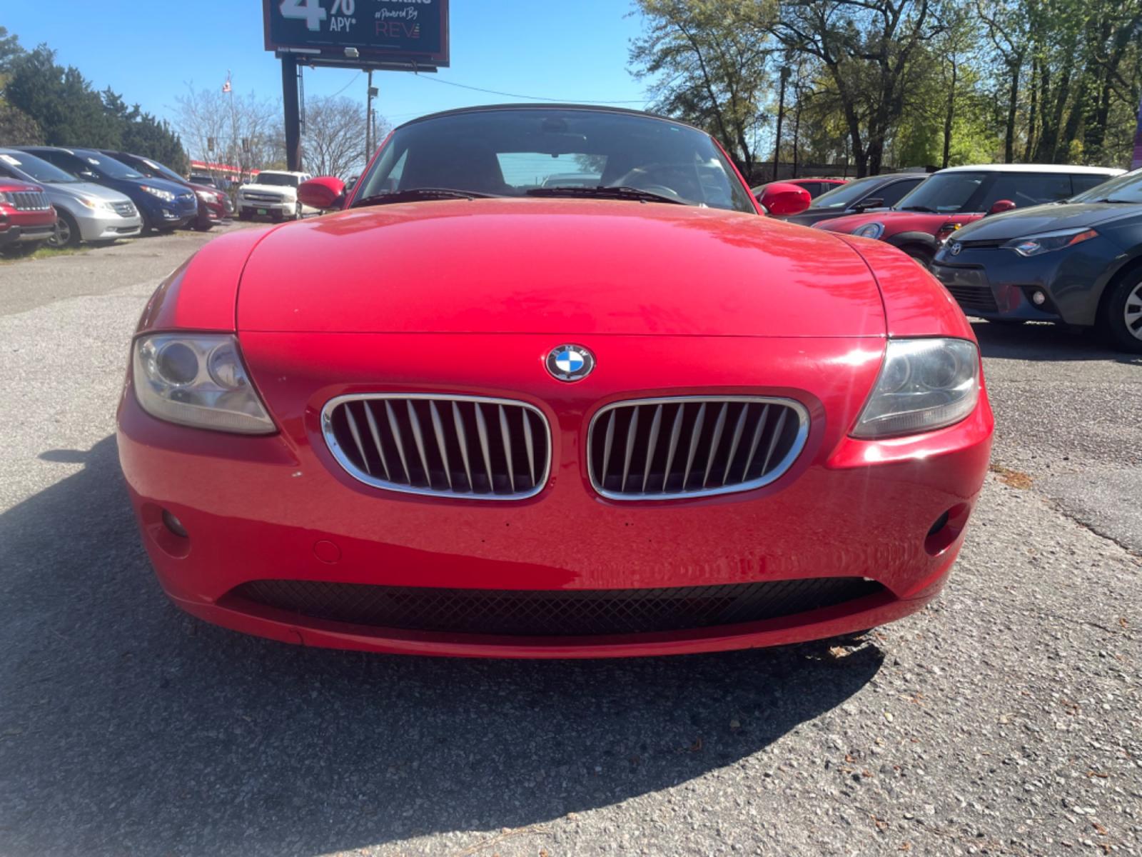 2005 RED BMW Z4 3.0 (4USBT53535L) with an 3.0L engine, 6-Speed Manual transmission, located at 5103 Dorchester Rd., Charleston, SC, 29418-5607, (843) 767-1122, 36.245171, -115.228050 - Photo #1