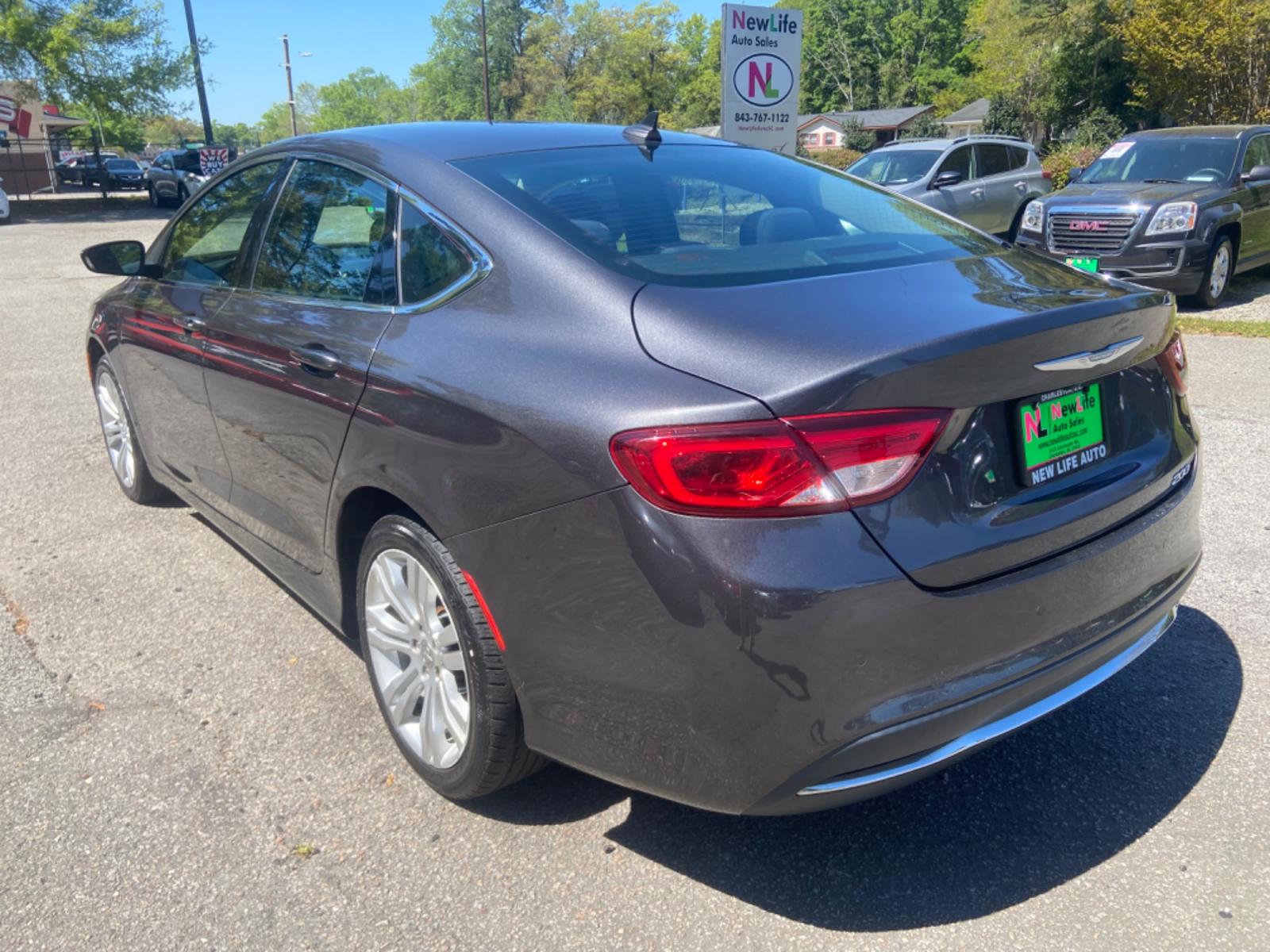 2015 GRAY CHRYSLER 200 LIMITED (1C3CCCAB2FN) with an 2.4L engine, Automatic transmission, located at 5103 Dorchester Rd., Charleston, SC, 29418-5607, (843) 767-1122, 36.245171, -115.228050 - Clean interior with AUX/USB/Bluetooth, Power Everything (windows, locks, seats, mirrors), Push Button Start, Keyless Entry, Alloy Wheels. 123k miles Located at New Life Auto Sales! 2018-2023 Top 5 Finalist for Charleston City Paper's BEST PLACE TO BUY A USED CAR! 5103 Dorchester Road, North Charles - Photo #12