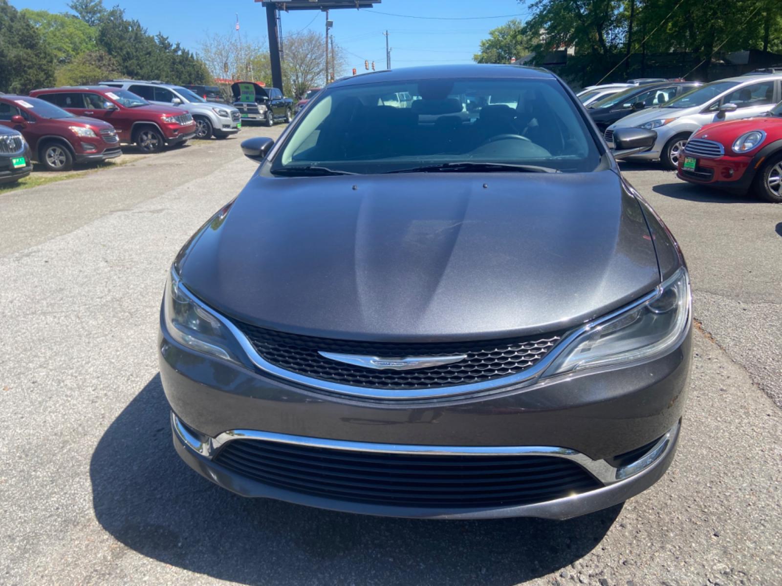 2015 GRAY CHRYSLER 200 LIMITED (1C3CCCAB2FN) with an 2.4L engine, Automatic transmission, located at 5103 Dorchester Rd., Charleston, SC, 29418-5607, (843) 767-1122, 36.245171, -115.228050 - Clean interior with AUX/USB/Bluetooth, Power Everything (windows, locks, seats, mirrors), Push Button Start, Keyless Entry, Alloy Wheels. 123k miles Located at New Life Auto Sales! 2018-2023 Top 5 Finalist for Charleston City Paper's BEST PLACE TO BUY A USED CAR! 5103 Dorchester Road, North Charles - Photo #1