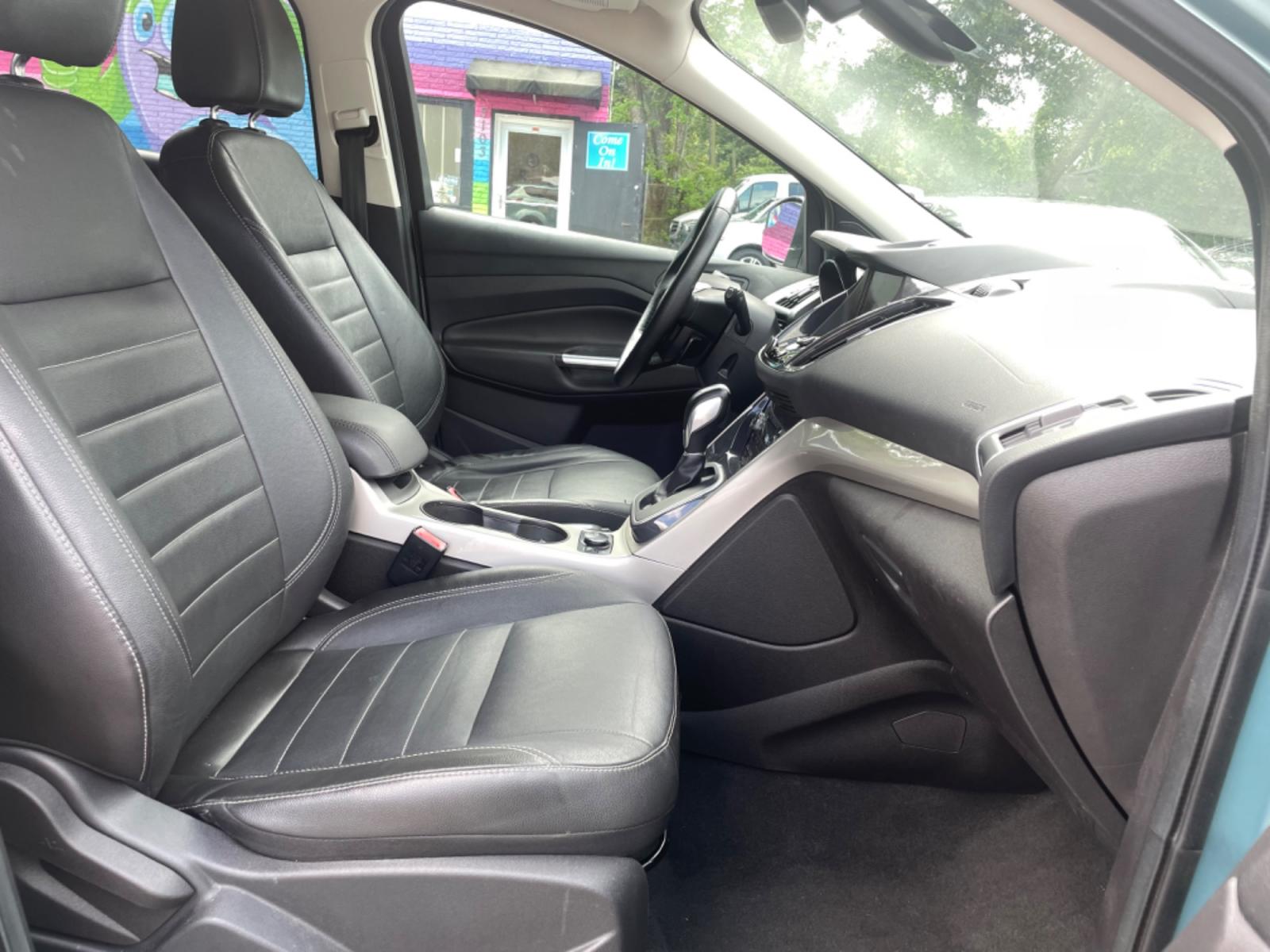 2013 BLUE FORD ESCAPE SEL (1FMCU9HX0DU) with an 1.6L engine, Automatic transmission, located at 5103 Dorchester Rd., Charleston, SC, 29418-5607, (843) 767-1122, 36.245171, -115.228050 - Clean CarFax (no accidents reported!) Clean interior with Leather, CD/USB/Sat/Bluetooth, Power Everything (windows, locks, seat, mirrors), Power Liftgate, Heated/Memory Seating, Push Button Start, Keyless Entry, Alloy Wheels. Certified One Owner!! Only 109k miles! Located at New Life Auto Sales! 2 - Photo #8