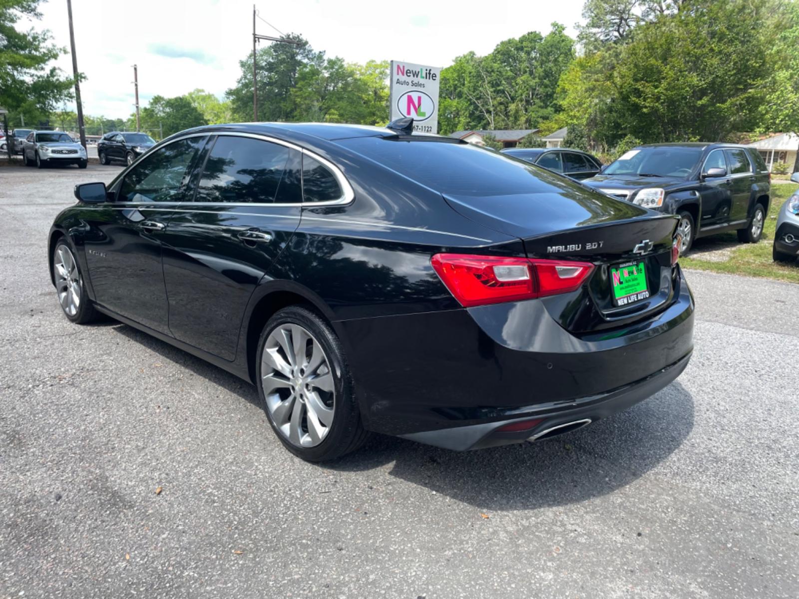 2017 BLACK CHEVROLET MALIBU PREMIER (1G1ZH5SX1HF) with an 2.0L engine, Automatic transmission, located at 5103 Dorchester Rd., Charleston, SC, 29418-5607, (843) 767-1122, 36.245171, -115.228050 - Comfortable & Sleek interior with Leather, Panoramic Sunroof, Navigation, Backup Camera, Bose Sound System with AUX/Bluetooth, Dual Climate Control, Power Everything (windows, locks, seats, mirrors), Heated/Cooled/Memory Seating, Push Button Start, Keyless Entry, Alloy Wheels. Local Trade-in!! 140k - Photo #4
