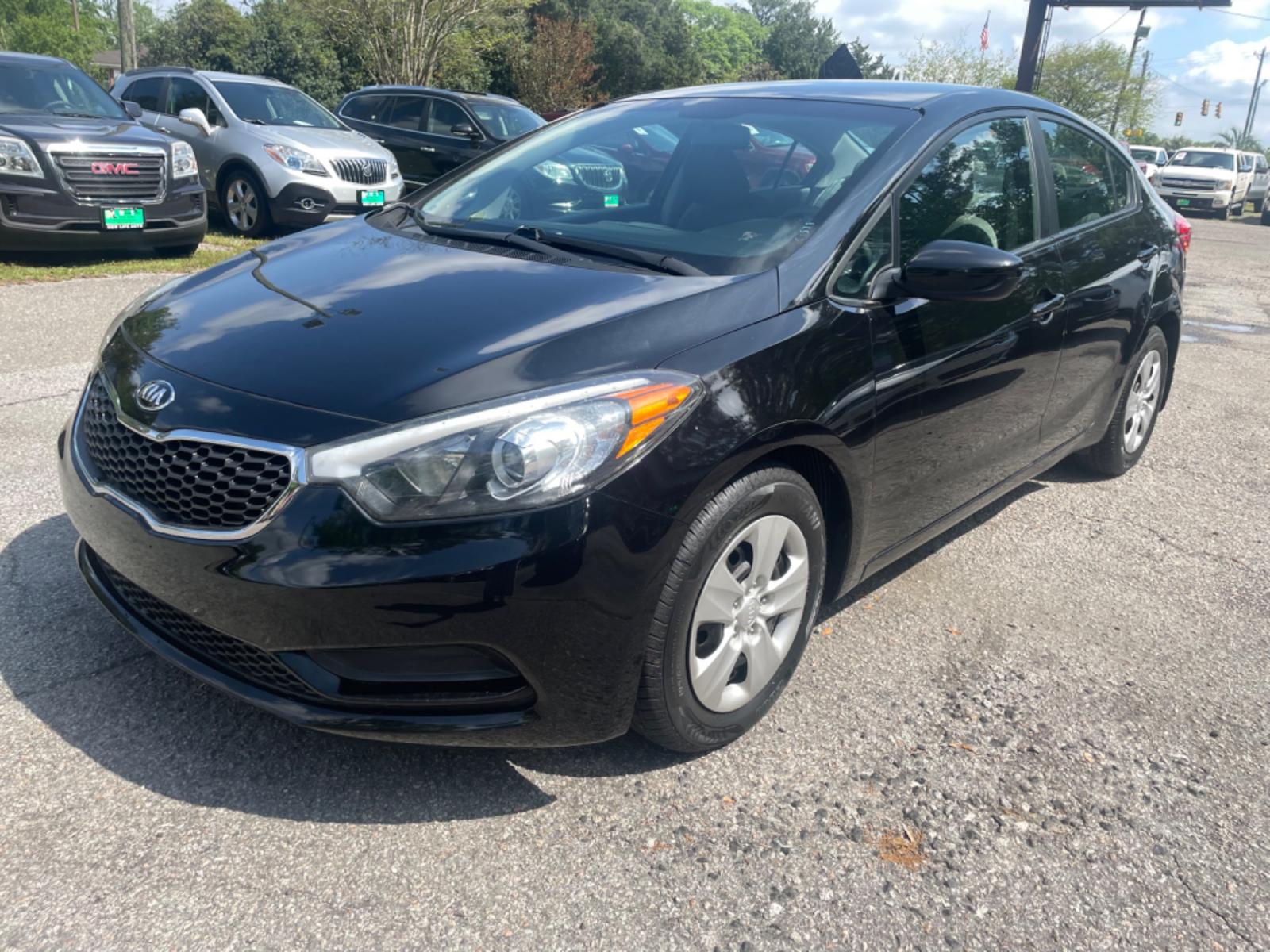 2015 BLACK KIA FORTE LX (KNAFK4A63F5) with an 1.8L engine, Automatic transmission, located at 5103 Dorchester Rd., Charleston, SC, 29418-5607, (843) 767-1122, 36.245171, -115.228050 - Photo #2