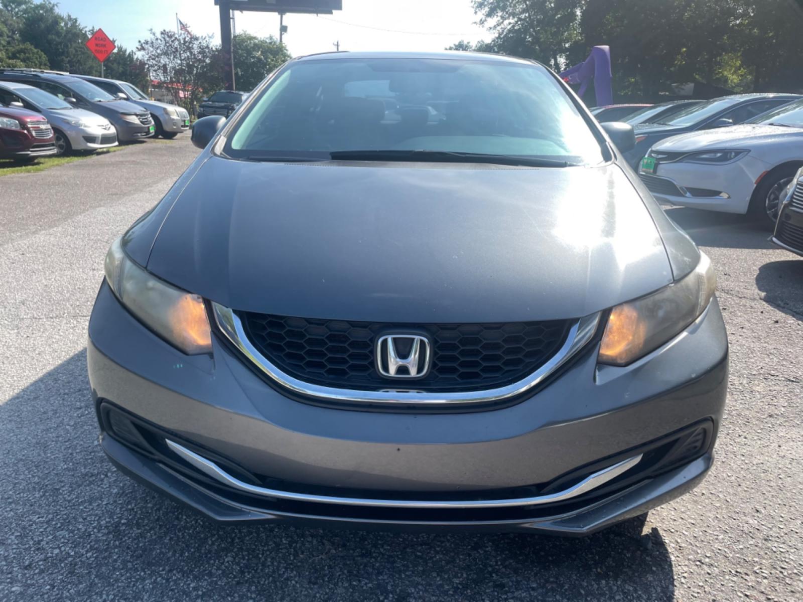 2013 GRAY HONDA CIVIC HF (2HGFB2F65DH) with an 1.8L engine, Automatic transmission, located at 5103 Dorchester Rd., Charleston, SC, 29418-5607, (843) 767-1122, 36.245171, -115.228050 - Photo #1