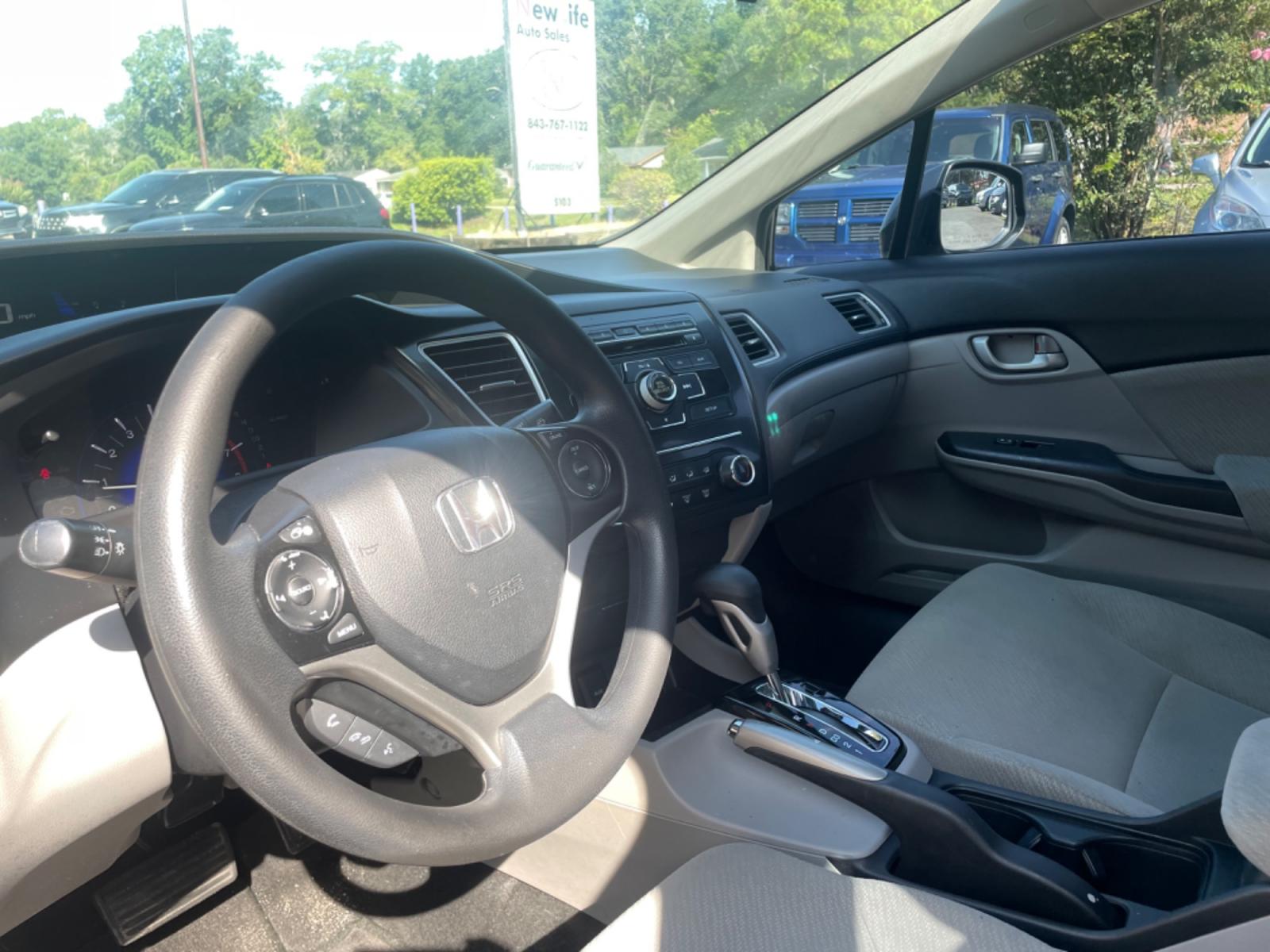 2013 GRAY HONDA CIVIC HF (2HGFB2F65DH) with an 1.8L engine, Automatic transmission, located at 5103 Dorchester Rd., Charleston, SC, 29418-5607, (843) 767-1122, 36.245171, -115.228050 - Photo #20